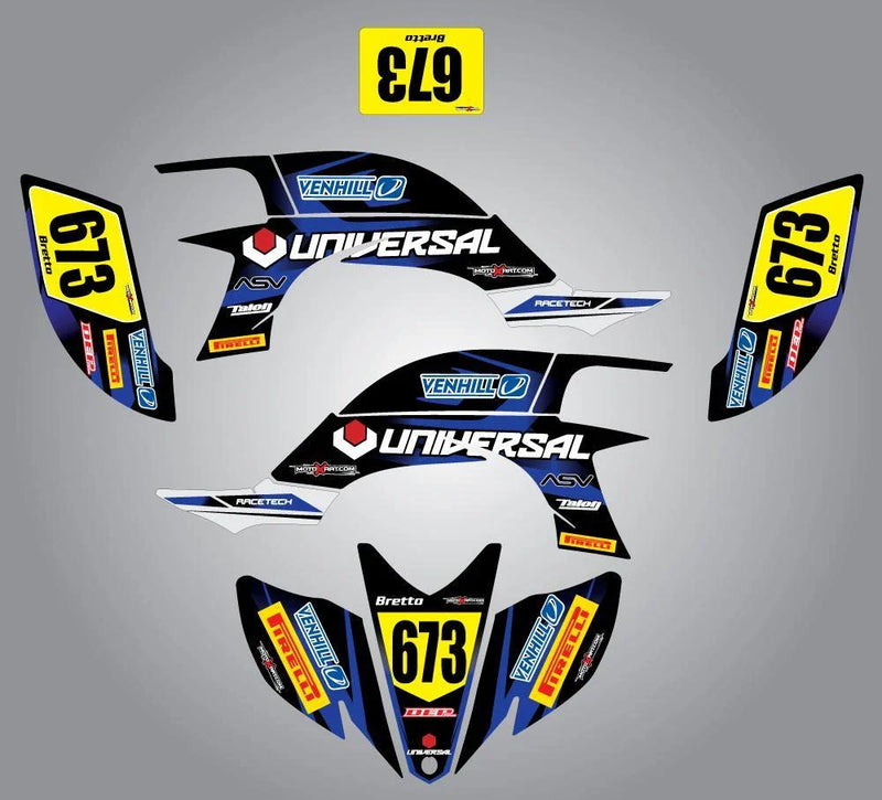 Yamaha YFZ ATV 2003-2008 - Thunder Style Custom Graphics Kit