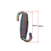 Motorcycle 5pcs 59mm Multicolor Swivel Muffler Exhaust Pipe Spring