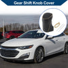 Chevrolet Malibu Black Carbon Fiber Beige Gear Shift Knob Cover