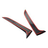 VW Tiguan 2007-2016 BLACK Rear Window Side Spoiler Canard Trim