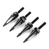 Harley Road Glide 2015-2023 Aluminum Black / White 4x Windshield Spike Bolts