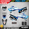 Yamaha TTR 110 Custom Graphic Kit OUTLAW STYLE Decals Stickers