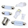 Car Truck Interior Dome Map License Plate Brake Lamp White LED Light Bulbs