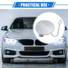 BMW F32 Front Right Silver Tone Tow Hook Eye Hole Cover Cap