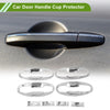 Subaru XV 8 x Chrome Silver Door Handle Cup Protectors (2018)