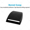Universal Car Hood Cover Black ABS Plastic Air Flow Intake Scoop