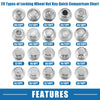 BMW 34/18PT Wheel Lock Lug Nut Kit with Socket Protector
