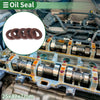 Oil Seal 5 Pcs Seal Ring Rotary Shaft Seal FKM Rubber 25x42x7mm Brown