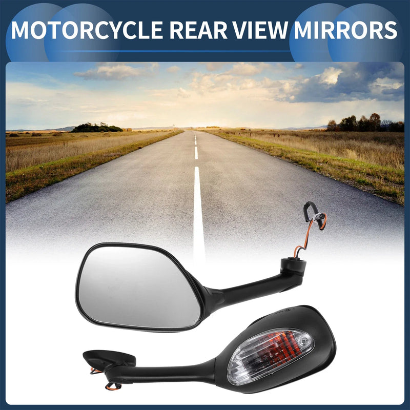 Suzuki GSXR600 Set of Rear View Mirrors w/ Turn Signals (2006-2018)