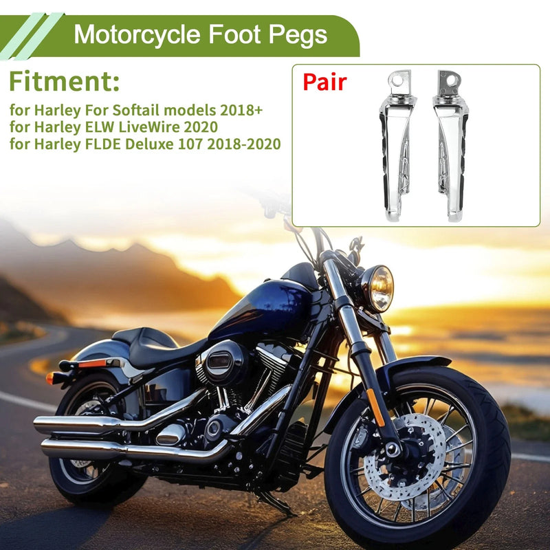 Harley Softail Foot Pegs 1 pair Electroplating (2018–2018)