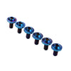 Motorcycle 6pcs M5x15mm Universal Titanium Torx Screws
