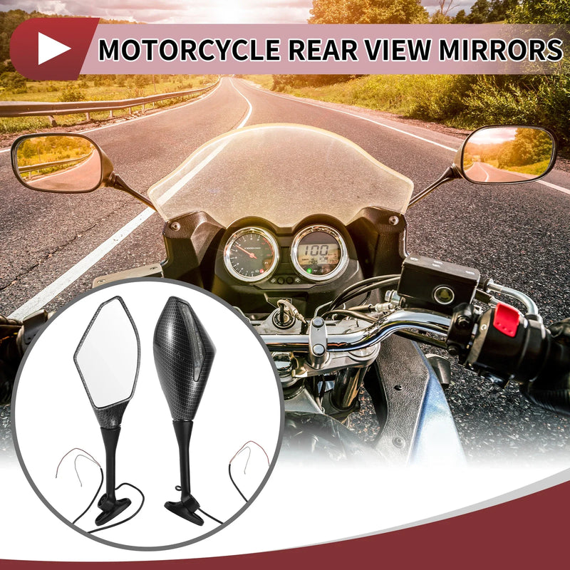 Honda CBR600RR (2003-2014) - Aluminum Set Motorcycle Rear View Mirrors