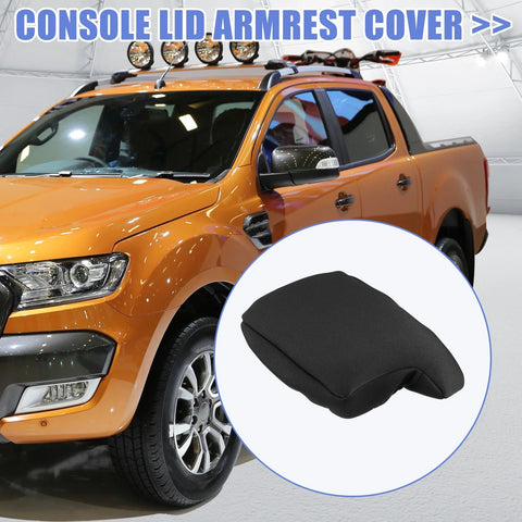 Ford Ranger (2019-2023) Black Car Center Console Armrest Cover