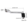 Harley Road Glide Chrome Front Rear Heel Shifter Lever Pegs (1988-2023)