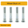 Polaris Scrambler XP 1000 / XP 850 4PCS Front/Rear Wheel Studs