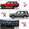 Ford Bronco 4-Door Pillar Post Trim Covers Set (2021-2023)