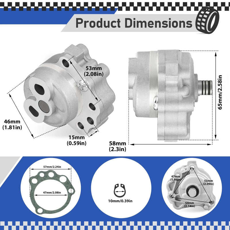 Yamaha Raptor 660R 700 700R Oil Pump (2002–2005)
