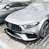 Benz W177 A45 A45S Front Spoiler Lip Splitter (2019-2023)