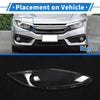 Ford Fiesta 1 x Front Right Headlight Lens Cover (2009-2012)