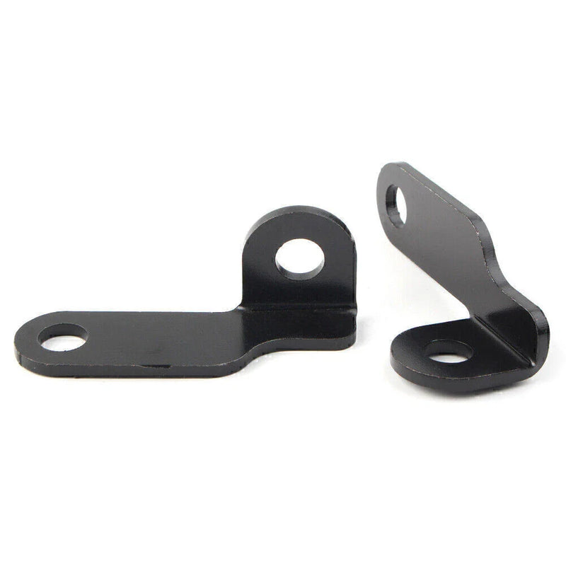 Harley Motorcycle Black Fork Clamp Turn Signal Light Mount