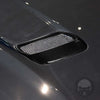 Mustang 2018-2022 Carbon Fiber Car Engine Hood Air Outlet Vent Cover Trim