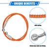 Motorcycle Hydraulic Brake Hose Line Pipeline 100cm 10mm Orange