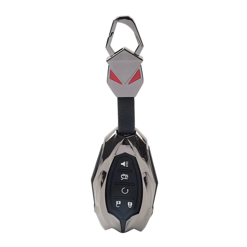 Chevrolet Camaro, Malibu, Cruze Silicone Black Key Fob Shell Cover (2010-2023)