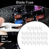 Cars Boats Trucks RVs Motorcycles Maxi Fuse 80A, 25 Pcs Blade Fuse
