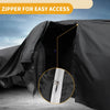 GMC Sierra Black with Zipper 210D-PU Car Cover Waterproof All Weather