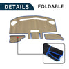 Mazda Flair Wagon (2012-2020) Black Blue Set Dashboard Cover Mat