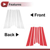 Toyota RAV4 01-05 Front Rear Left Right Door Pillar Window Trim (2001–2005)