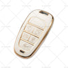 Hyundai Sonata Tucson Santa Fe TPU 6-Button Key Fob Cover (2011-2023)