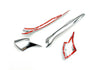 Mazda CX-30 2020-2023 4 x pcs Chrome Rearview Mirror Stripe Lid Cover Trim