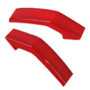 Ford F-150 Red Front Bumper Headlight Grille Cover Trim (2021-2022)