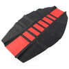 Honda, Yamaha, Suzuki Red Pro Ribbed Rubber Gripper Soft Seat Cover