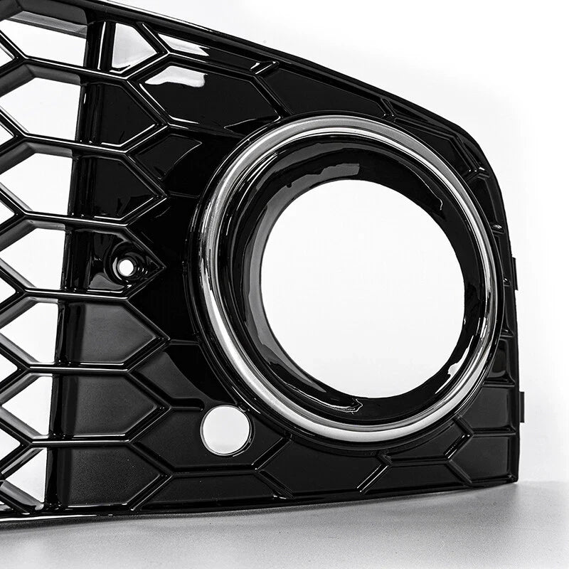 Audi A4 Front Bumper Fog Light Grille Chrome Cover (2009-2012)