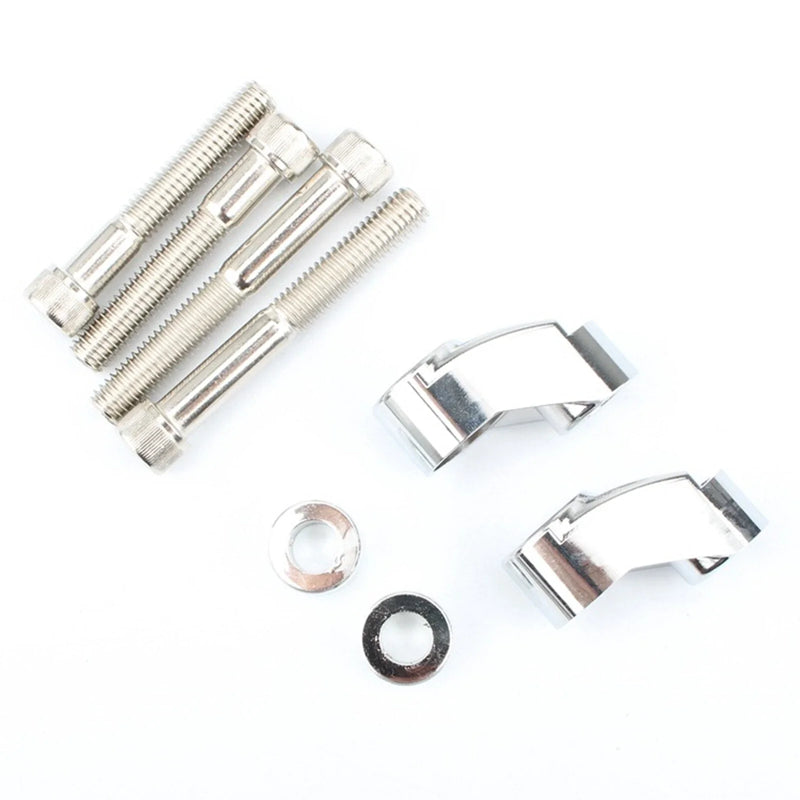 Harley Sportster 39mm 49mm Chrome Front Turn Signal Relocation Kit