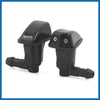 Toyota 2 x Black Dual Hole Windshield Window Washer Nozzle