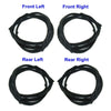 Weatherstrip Door Seal Rubber Trim Set F+R Fits Mercedes Benz W114 W115 280E D10