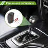 Dodge Journey 2011-2020 Black Carbon Fiber Red Gear Shift Knob Cover
