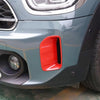 Mini Cooper F60 (2021-2024) 2 x Red Air Vent Intake Frame Cover