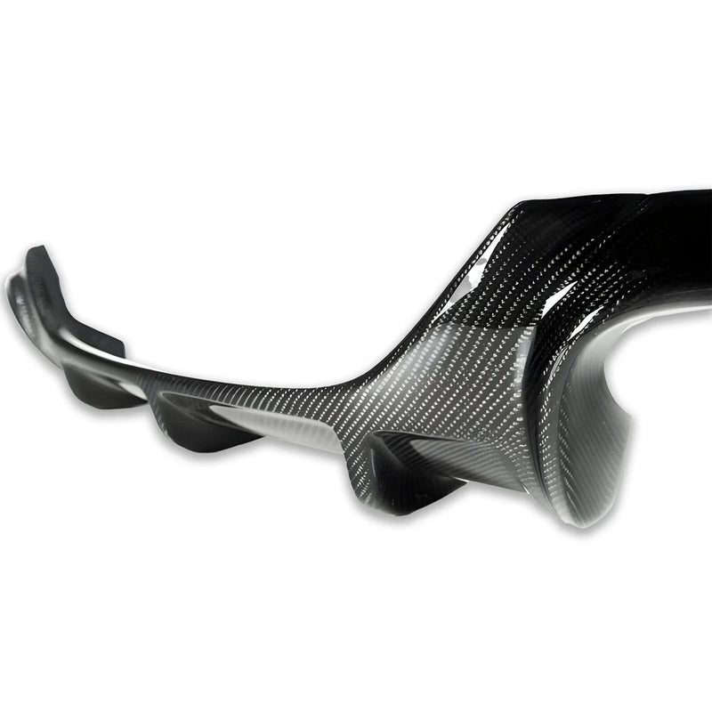BMW E63 M6 V Style Carbon Fiber Rear Bumper Diffuser Cover (2005-2011)