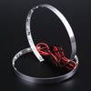 Projector Lens Headlights Retrofit 2 x Red Devil Demon Eyes Halo Ring LED