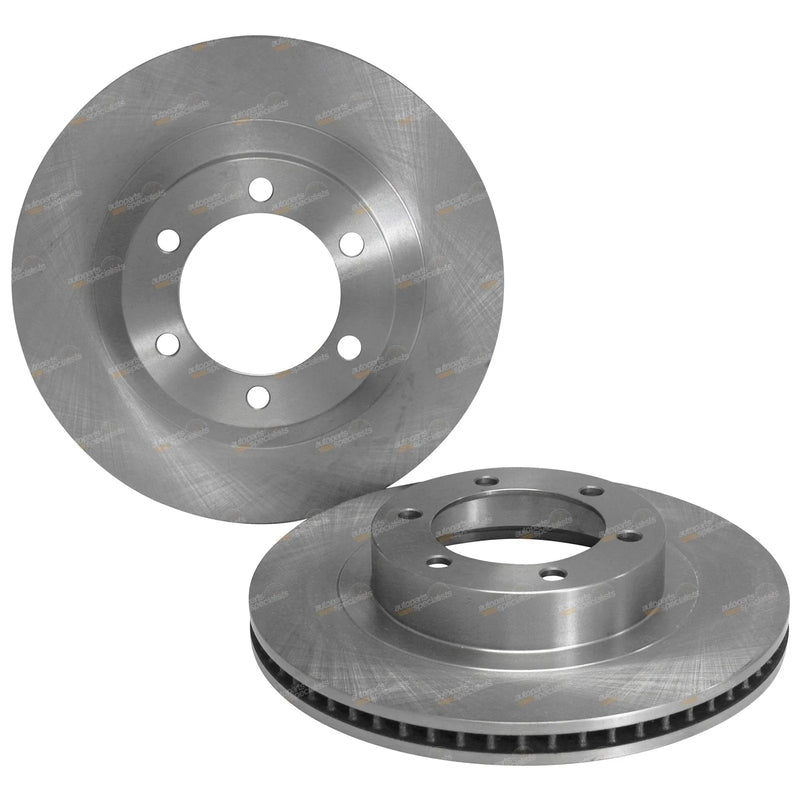Toyota Hilux GGN25 2 x Front Disc Brake Rotors (2005-2015)