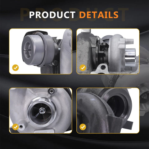 AUDI A3 VW Golf Jetta Passat B6 1.9TDI Diesel Engine BV39 Turbocharger