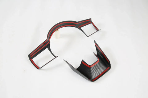 Nissan Rogue Carbon Fiber Steering Wheel Button Cover Trim (2021-2023)