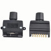 Caravan and Boat 7 Pin Flat Trailer Connector Set