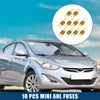 Car Motorcycle Audio - Gold Tone 10 x Mini ANL 70A Fuses