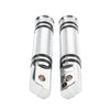 Harley Softail Fat Boy Chrome Rear Footboards Foot Pegs (2018-2023)