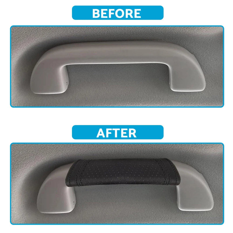 Car Accessories Universal Faux Leather Door Handle Covers